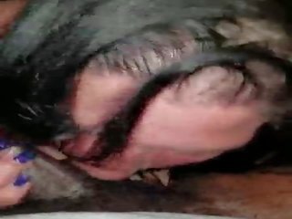 매력적인 결혼 한 pawg 제공 sloppiest a1 머리 에 나의 검정 형사