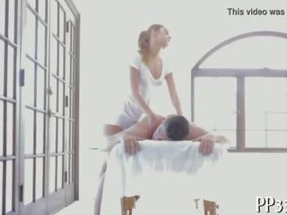Sweet drilling of outstanding babe's wet crack
