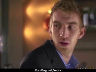Big Tit Caucasian harlot Banged At The Office 28