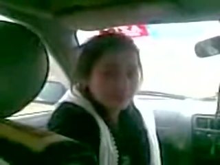 Two couple romance in car