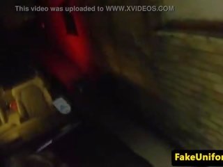 Real uk stunner fucked by fake policeman