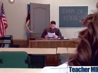 Kirli video tape in class with huge round süýji emjekler mugallym (august taylor) video-08