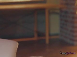섹시한 seductress 안나 장미 꽃 짜증 큰 찌르기 의 주인
