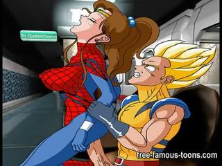 TV toon heroes anal x rated film