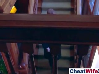 Fantastic aýaly (patty michova) cheats on camera in hard style action movie-24