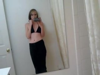 Home alone damsel recoring self shot film