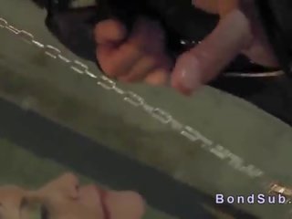 Malaking suso strapped sub malalim throats at nabunggo sa bartulina