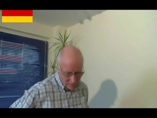 German grandpa goes ahead young sweetheart turned on