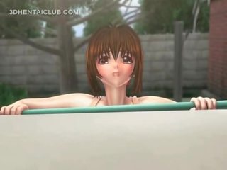 エロアニメ 湯たんぽ カミング アウトドア 上の ザ· 地面