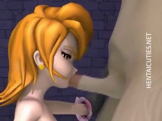 Хентай teenie harlot като а голям фалос