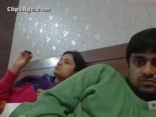 Young beautiful newly wed desi couple great strip action