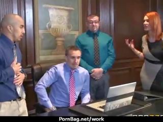 Bewitching wild Milf loves rough porn at work 27