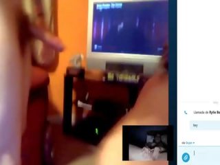 Tremendous fabulous couple on chatroulette! part II On skype!