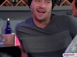 Bitchy stepmom snatches young companion of mademoiselle immediately following getting naked