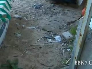 Street girl public dirty film