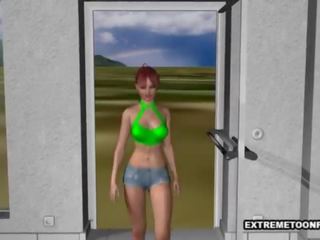 3d kartun redhead gets ngidoni roasted by some zombies <span class=duration>- 5 min</span>
