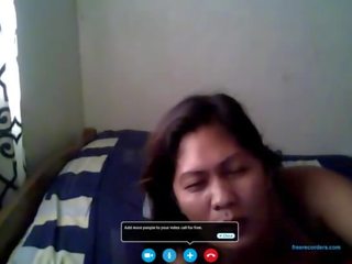 Filipina - merri berstagos - clip chatting with bf