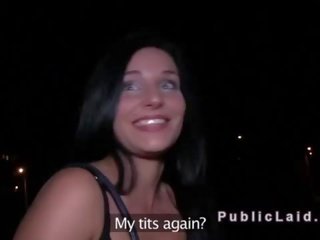 Czech deity bangs in public pov at night