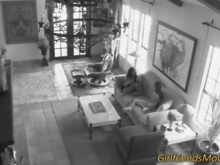 Супер грудаста лесбіянки тертя вагінами