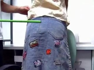 Canning Spanking For Chinese girlfriend
