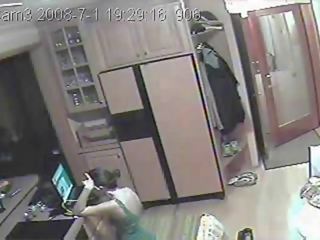 Sweetheart having dirty movie on hidden camera amateur