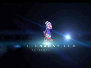 OldNanny Old and sweetheart is masturbating with grown-up toy