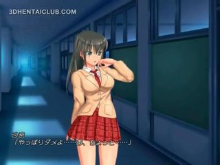 Prsatá hentai ms slurping ji píča juices