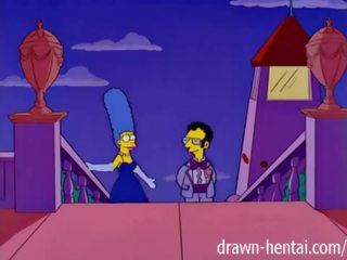 Simpsons x rated video - Marge and Artie afterparty