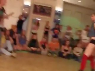 화이트 가장 사랑하는 twerk cypher! 전문 대학