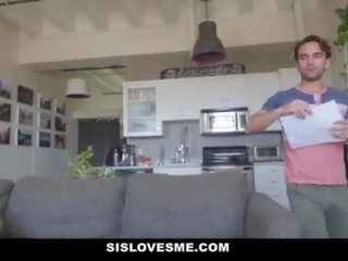Sislovesme - first-rate step-sis fucks both step-brothers