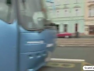 First-rate білявка lucka отримує трахкав від за по підробка агент