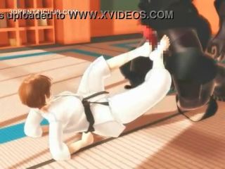 Karate hentai mlada ženska zanič monsters velika johnson