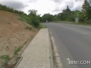 Pleasant super chick rides phallus