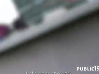 Libidinous couple has dirty video in public