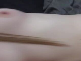 Angela&comma; 19 yo&comma; first threesome with her 2 friends from college