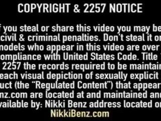 Top Heavy Hottie Nikki Benz Gets Her Mouth & Titties Fucked&excl;