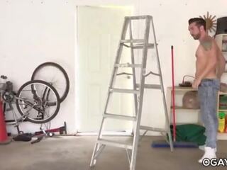 Gay dirty clip in the garage