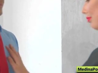 Malaking suso strumpet makuha nabunggo sa ang opisina 03