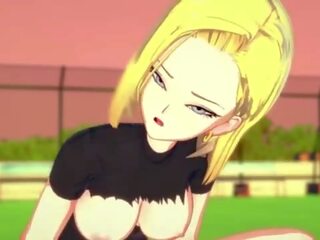 Android 18 카우걸 승마 까지 거대한 질내 사정 - dragon 공