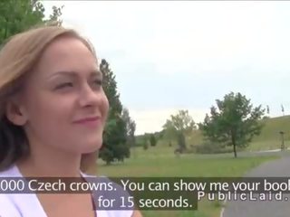 Uriaș tate amator breton străin în public