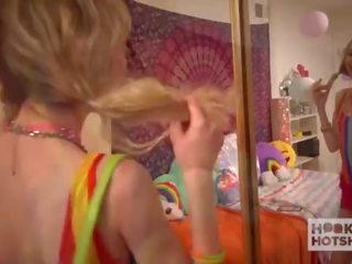 Skinny little street girl Mackenzie Moss gets fucked rough by hookup hotshot