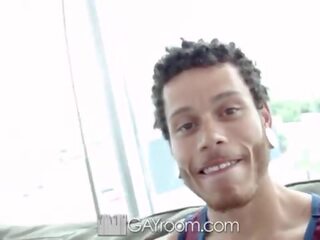 GayRoom - Twink Struggles To Take MASSIVE cock