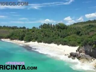 Randy Asian feature Putri Cinta get fucked on a beach