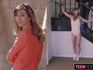 Teenfidelity 매력적인 한창 젊은 어록 장미 꽃 tutored 에 더러운 클립