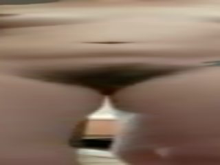 Hairy babe smoking &comma; two film with extremaly hairy bush amateur