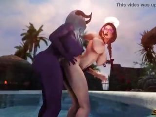 &lbrack;futa উপর female&rsqb; succubus প্রলোভিত একটি সুন্দর পরী