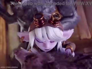 Tristana 拉伸 由 怪物 公雞