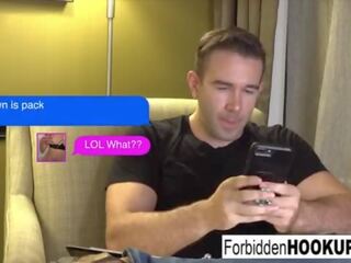 Concupiscent adolescent fucks his wife's