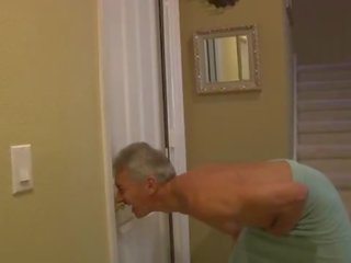 Peeping Step-Dad Tit Jizz