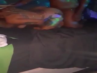 Gia 優雅 誘人 雙 pentration